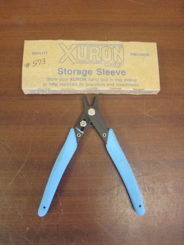 New Xuron 573 Xuro-Former Strian Relief Lead Forming Tool Blue Handles