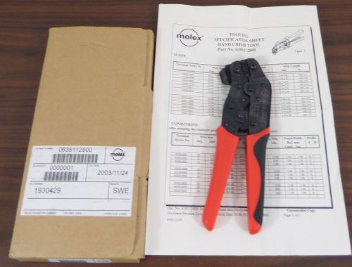 Molex Order# 638112800 63811-2800 20-24 &amp; 26-30 AWG with Box and Instuctions