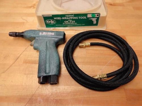 NEW OK Industries Pneumatic Wire Wrapping Tool Model OK-729