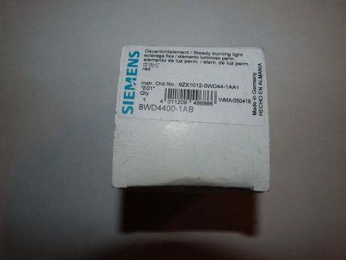 Siemens 8wd4400-1ab steady light red new for sale