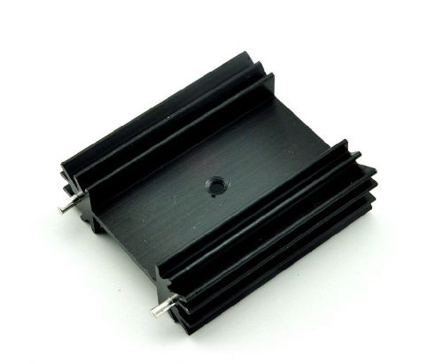 10pc aluminum heatsink for to-220 mosfet transistor 34*12.3*38mm black for sale