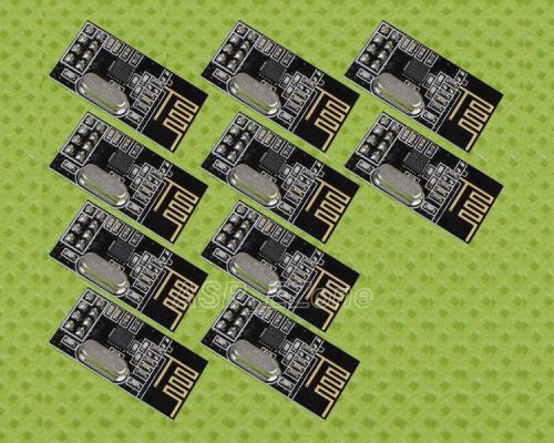 10pcs nrf24l01 + 2.4ghz antenna wireless transceiver module for microcontroller for sale