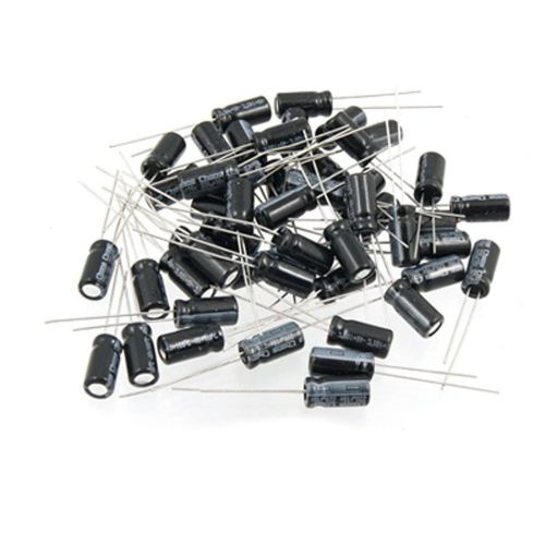 New amico 50 pcs 220uf 16v aluminum electrolytic capacitor radial 12.5 x 6mm for sale