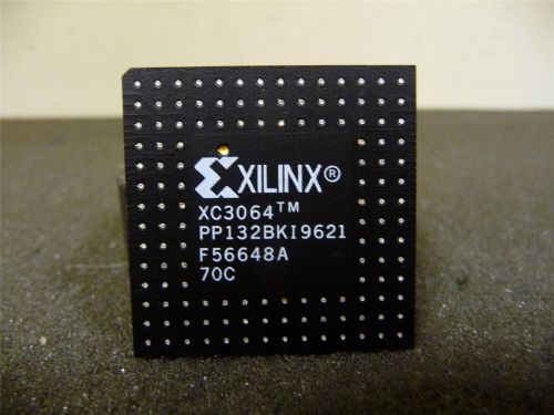 Lot of 2 xilinx xc3064 pp132bki9621 logic cell array ic for sale