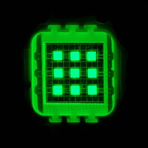 10w 10watt 45mil chips green high power led panel 520nm 525nm 1000lm 800lm diy for sale