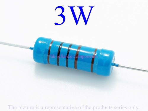 1.2K? 3W 1% 1.2K Ohm 3 Watts Metal Film Resistors, x10 pcs