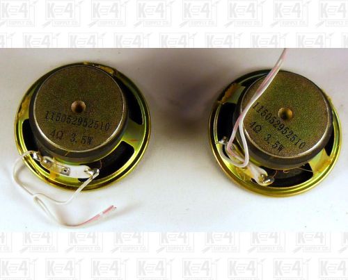 Speaker 3.5 watt 4 ohm 2.5 inch radio speakers pair for sale