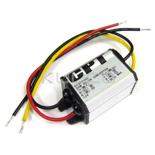 12V to 7.5V 3A/22W Auto DC Power Supply Waterproof Voltage Step Down Converter