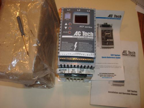 Ac tech ac vfd   model  sf420  2hp  460vac  3.4amp    slight use for sale