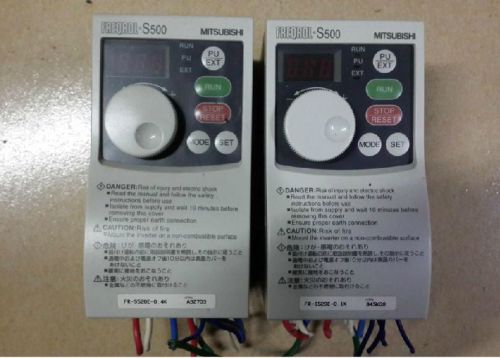 1pcs Mitsubishi Inverter FR-S520E-0.1K 0.1KW 220V Tested