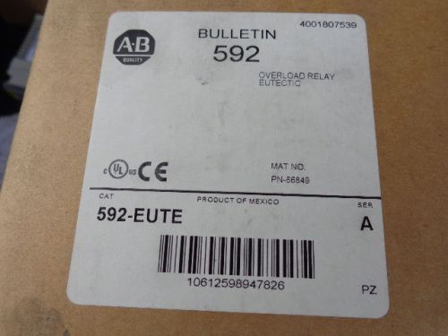 New allen-bradley 592-eute size 4 overload relay for sale