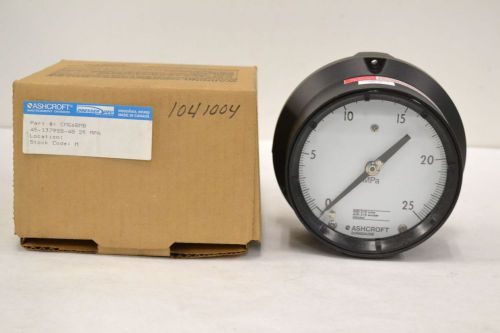 Ashcroft 45-1379ss-4b 0-25mpa cmg6bmb pressure 5 in 1/2 in npt gauge b303560 for sale