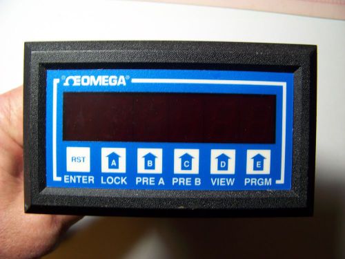 Omega dp-f78 scalable ratemeter with 2 separate 5a spst alarms for sale