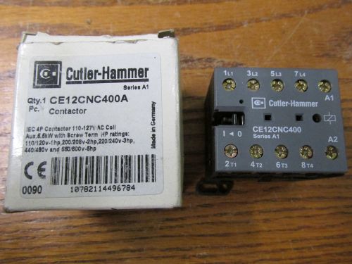 NEW NOS Cutler Hammer CE12CNC400A Contactor Series A