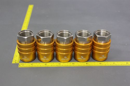 5 NEW JIFFY-TITE QUICK CONNECT COUPLER FITTINGS STAINLESS STEEL  (S8-2-102FE)