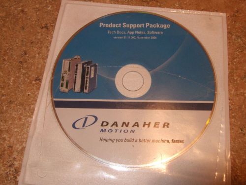 Danaher Motion Tech Docs App Notes Software CD 01.11.000 Nov. 2006