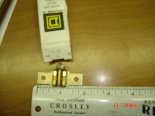 SQUARE D OVERLOAD RELAY THERMAL UNIT B79