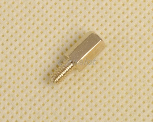25pcs new m3 male 6mm x m3 female 8mm brass standoff spacer m3 8+6 for sale