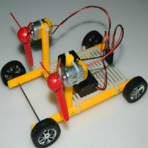 Wind power car educational hobby robot puzzle iq gadget diy car for sale