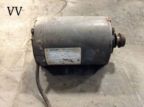 Century 1/2 hp motor f087 1725 rpm 7-150079 1/2&#034; shaft for sale