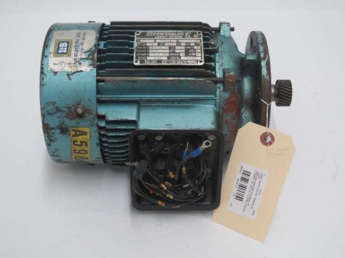 Leroy somer 21cy4f powerbloc 1/2hp 600v-ac 1725rpm ac electric motor b446115 for sale