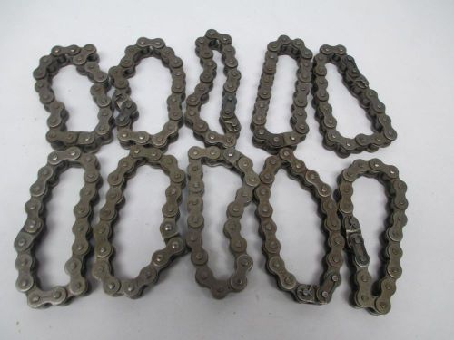 Lot 10 new alvey 1107506 conveyor chain 5/8in pitch d303046 for sale