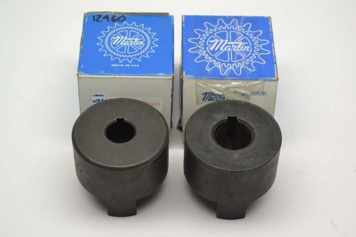 Lot 2 martin assorted ml100 1 ml100 3/4 1in 3/4in bore jaw coupling hub b400150 for sale