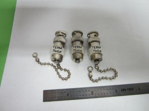 LOT 3 EA 75 OHMS TERMINATION RF MICROWAVE FREQUENCY BIN#F3-66