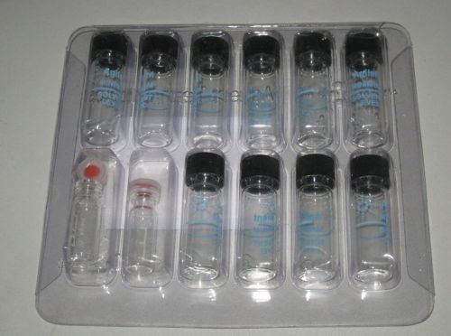 10pcs 4ml agilent hp 07673-80090 bottles with top cap vials #v09-5 for sale