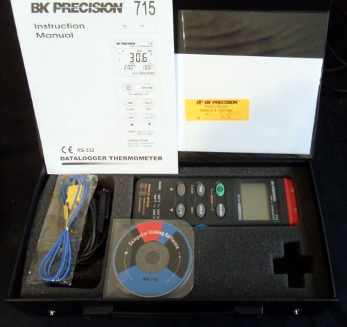 BK Precision 715 Datalogging Temperature Meter Dual Input