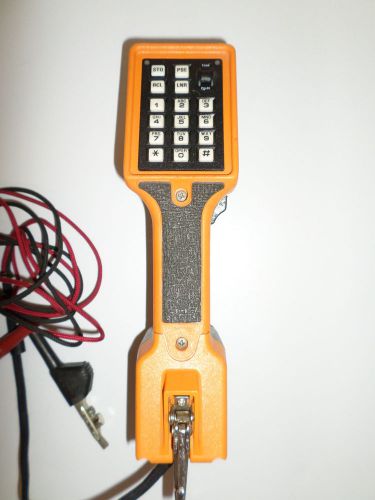 HARRIS TS22AL Speakerphone Telephone Data Safe Butt Test Set  ABN Clips