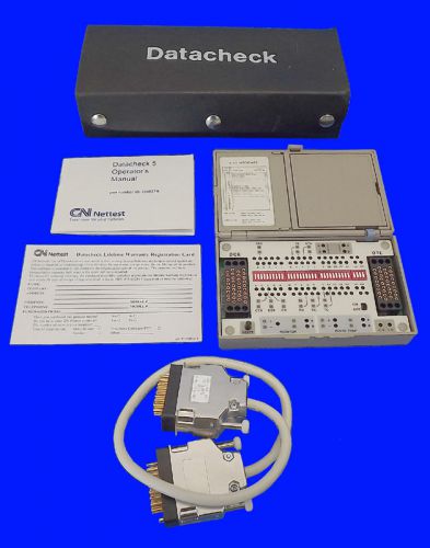 GN Nettest DC5 Navtel Datacheck-V Activity Tester &amp; Cable/ Carry Case/ Warranty