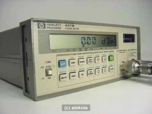 Hp agilent 437b rf digital power meter 100khz to 110 ghz for sale