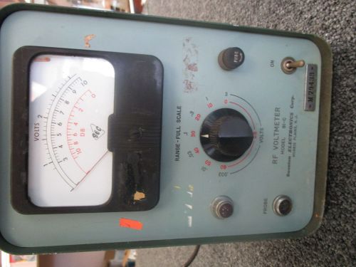 Vintage rf volt meter model 91c for sale