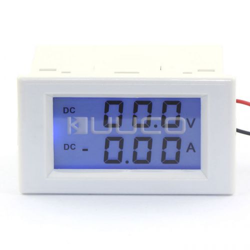 0-199.9v/0-10a dc volt amp meter 2in1 lcd digital ammeters and voltmeters gauge for sale