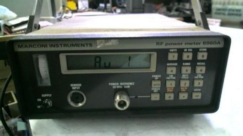 Marconi instruments rf power meter 6960 with gpib ieee connection option 1 for sale