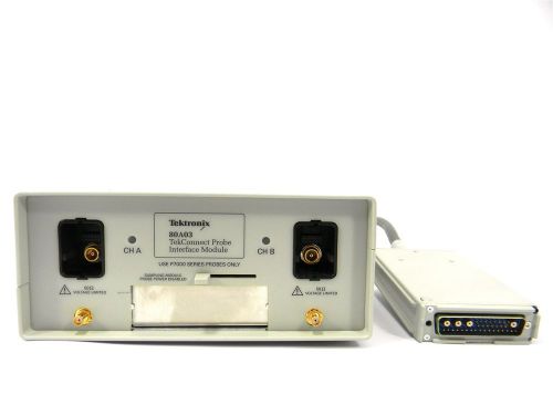 Tektronix 80a03 tekconnect probe interface module - 30 day warranty for sale