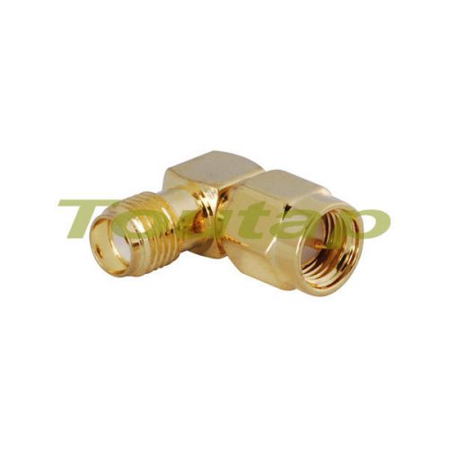 50 SMA male plug to female jack Right Angle RA RF connector Adapter convertor