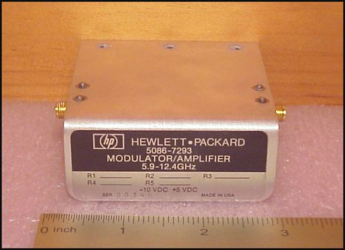 HP 5086-7293 modulator amplifier 5.9 - 12.4 Ghz