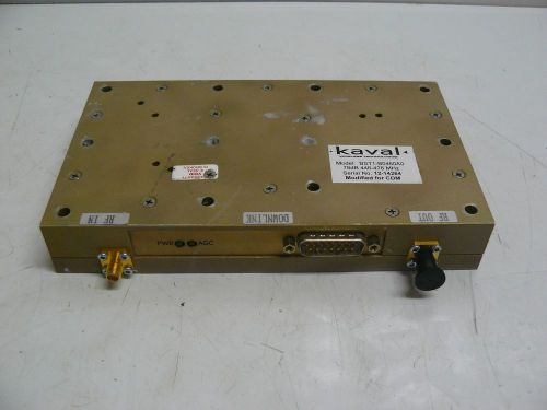 KAVAL WIRELESS TECHNOLOGIES BST1-B0460A0 78DB 446-476 MHz MODIFIED FOR CDM