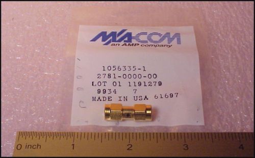 10 MA-COM AMP - SMA male to male barrel connectors PN/ 1056335-1
