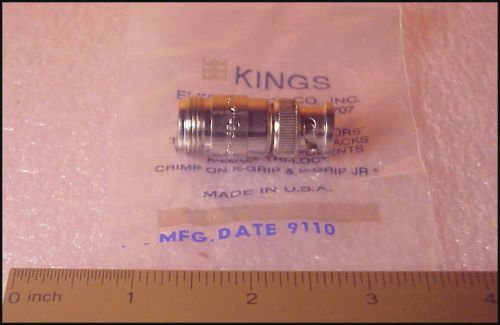 lot of 10 - Kings BNC male to N female RF adapter connector - High Quality