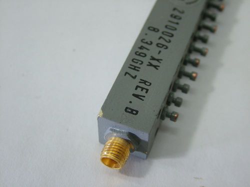 RF FILTER BANDPASS A8345-2 CF 8.321GHz BW 60MHz SMA MICROWAVE