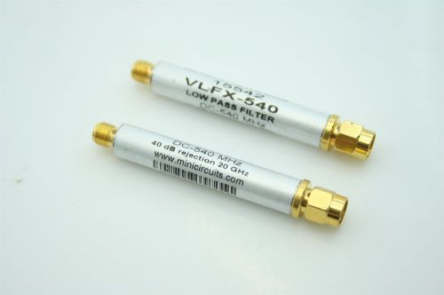 2x Mini-Circuits VLFX-540 Low Pass Filter DC-540MHz 10W SMA  TESTED  by the spec