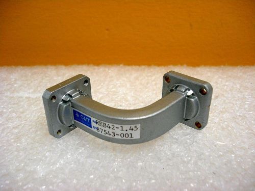 CMT (Continental Microwave) REB42-1.45 (WR-42) 18.0 to 26.5 GHz Waveguide E-Bend