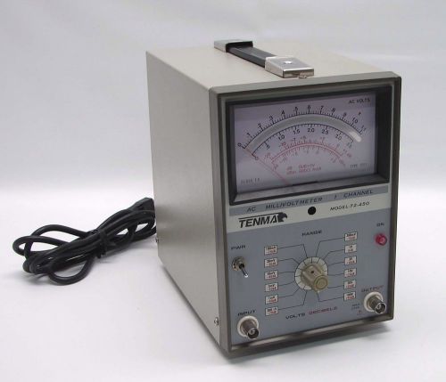 Tenma 72-450 1 Channel AC Millivoltmeter 72450