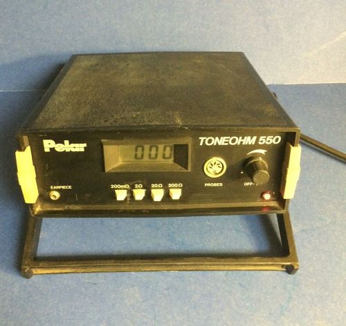 Polar toneohm 550 short circuit locator ~ 120v ~ 50/60 hz ~ 12 va for sale