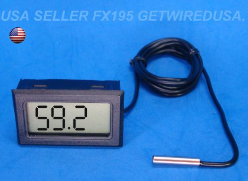 Lcd digital temperature meter indoor outdoor thermometer sensor refrigerator hot for sale