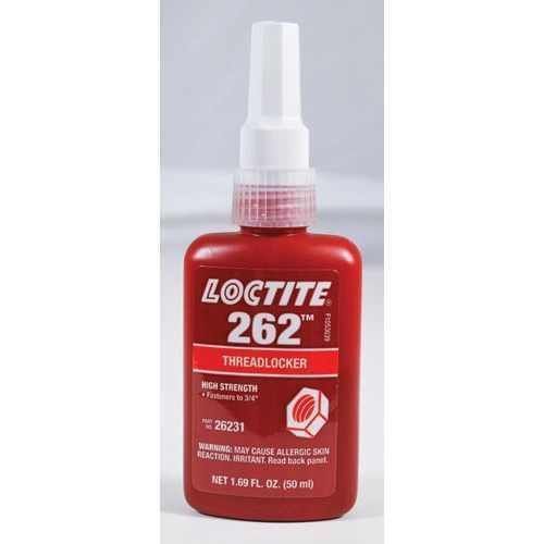 Loctite 262 threadlocker high strength p/n 26231 new 1.69 fl oz (50 ml) for sale