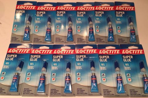 Loctite Lot Of 12 Super Glue Gel No Drip No Mess